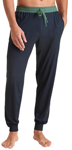 CALIDA DEEPSLEEPWEAR Balancing Hose mit Bündchen Herren, mit Seitentaschen, temperatur- und feuchtigkeitsregulierend, fließend Dark Sapphire 52-54