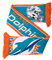 Great Branding Miami Dolphins NFL HD Jaquard Scarf Türkis Orange Schal - Stk