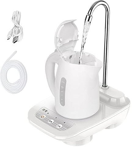 boiler Desktop Water Bottle Dispenser - USB Charging Automatic Drinking Water Bottle Pump | Portable Electric Pump USB Charging For Outdoor, Offices, Camping