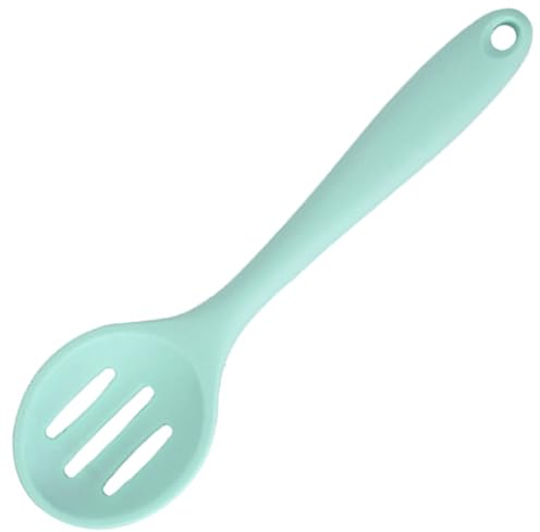 Silicone Cooking Spoon Slotted Spoons Resistant Spoons for Kitchen Cooking Bake Stir Draining Tool