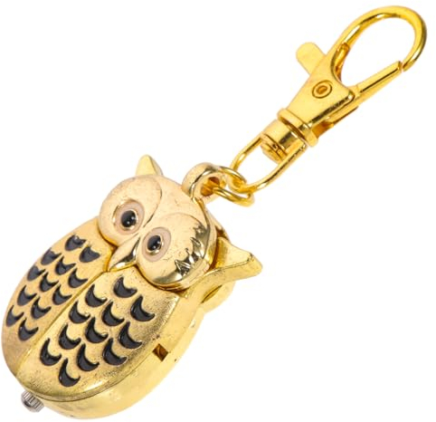 SAFIGLE Eulen-taschenuhr in Owl Form Dekorative Taschenuhr Aus Materialien Für Lange Lebensdauer Cartoon-taschenuhr Mit Exquisiten Details Für Leichtes Ablesen