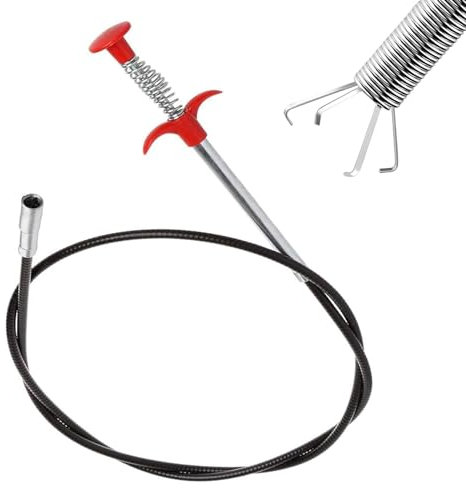 GANILITY Pinzas de Garra Flexibles, Alicates de Desvío, Desagües de Rosca, Ganchos de Limpieza de Fregaderos, Descongeladores de Cerraduras de Pelo, Alicates de Desagüe, Pinzas de Garra