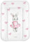 Baby Wickelauflage Ballerina 70 x 50 cm - Waschbare Wickelunterlage für Unterwegs - Wickelauflage Zubehör - Wickelauflagen Bezüge - Wickeltischauflage Wickelaufsatz Wickeltasche