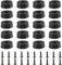 Rubber Feet for Garden Furniture 20 Packs 1 Inch 25mm Non Slip Bumper Round Black Rubber Pads Floor Protectors for Garden Furniture Chopping Board Chair Feet Ladders Cabinet Couches