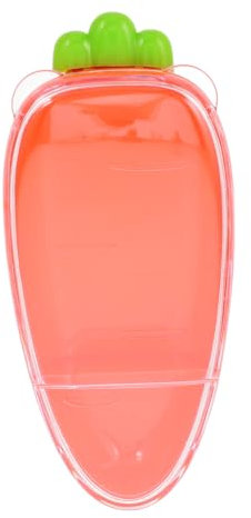 Divided Veggie Tray with Lid Carrot Shaped Clear Container for Snacks Fruits Vegetables Design for Easy Organization Picnics Family Gatherings
