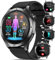 Orologio ECG Smartwatch Uomo Donna𝐆𝐥𝐢𝐜𝐞𝐦𝐢𝐚HRV/Acido Urico/Lipidi/BMI,1.43AMOLED Fitness Cardiofrequenzimetro,chiamata Bluetooth,Temperatura Corporea,umore,SOS,24H SpO2,sonno,IP68 Android/iOS
