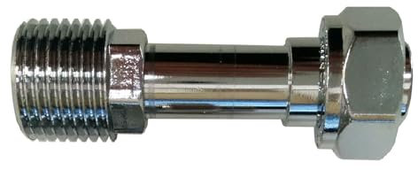 Pack of 2-60mm Chrome Radiator Tail Extension (Known as Radiator Valve Extension/Radiator Tail Extensions Also Available in 50mm, 60mm and 70mm Long)
