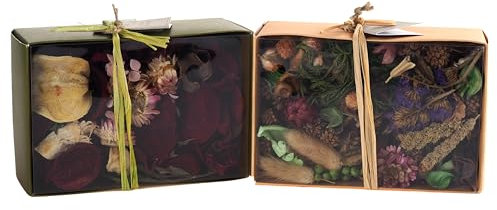 Pot Pourri in Gift Boxes - Floral Lavender/Lilac Fragrances - Set of 2