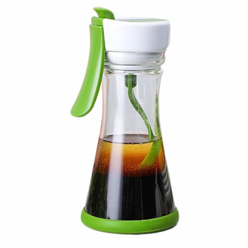iFCOW Mélangeur de vinaigrette - 310 ml - Pour huile, vinaigre, limonade, cuisine, restaurant