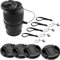 BGTJKUJY 49mm 52mm 55mm 58mm 62mm 67mm 72mm 77mm 82 95mm Cache-Objectif for Appareil Photo for Canon for Nikon for Fuji for lumix(67mm)