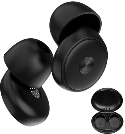 HAPPYAUDIO N7 In-Ear Noise Cancelling Sleeping Earbuds Geräuschunterdrückung bis SNR 36dB Schwarz Für alle Menschen