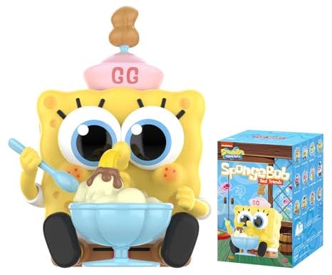 POP MART Spongebob Best Friends Series Figures Actionfiguren Sammelfiguren Sammler Kunstspielzeug Spielzeug Figuren Geschenk 1PC