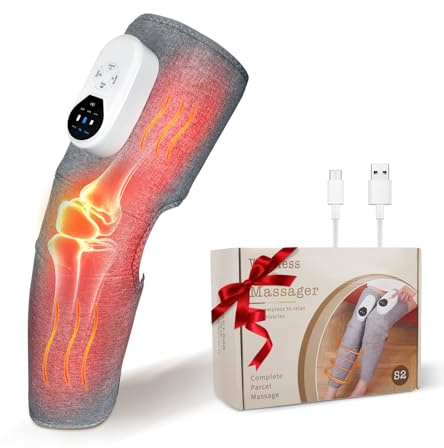 Lymphdrainage Gerät, Bein Massagegerät mit Luftkompression, Wärme und Vibration, Lymphdrainage Gerät Beine Bei Lipödem für Entspannung, Durchblutung und mehr Wohlbefinden