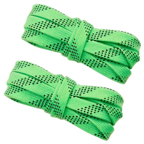 Tnkmix 1 Paar Gewachste Eishockey Schnürsenkel, Flache Schlittschuh Schnürsenkel Eishockey Schlittschuh Schnürsenkels Eishockey Schnürsenkels Gewachst für Rollschuhe Geeignet Eishockey Schlittschuhe
