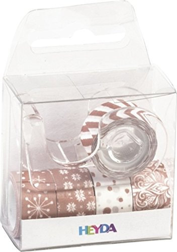 HEYDA DekoKlebeband ´DekoTapes Weihnachten Mini´, roségold