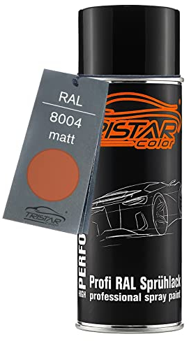 TRISTARcolor RAL 8004 Kupferbraun Bombe de peinture 400 ml mat séchage rapide