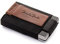 Jaimie Jacobs Nano Boy Mini Wallet kleine Geldbörse aus Textil dünner Geldbeutel, Slim Wallet mit Zugband Kartenhalter, Kartenetui für Herren und Damen (Dunkelbraun)