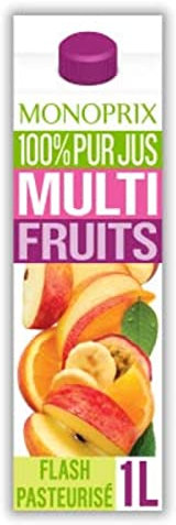 Monoprix Jus multifruits 100% pur jus - La brique de 1 l