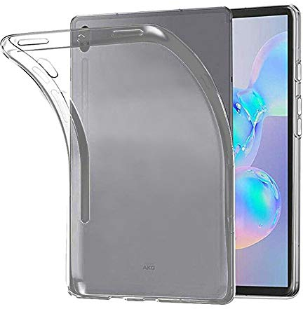 ebestStar - Cover per Samsung Galaxy Tab S6 10.5 T860/T865, Custodia Silicone Trasparente, Protezione TPU Antiurto, Morbida Sottile Slim, Trasparente