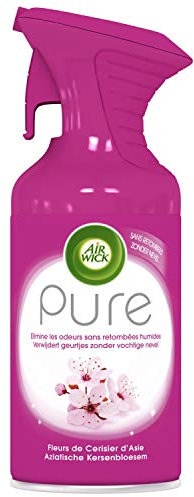 Airwick – Lote de 4 ambientadores de flores de cerezo asiáticas, 250 ml