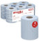 WypAll L10 Papierreinigungstücher 6223, 1-lagige blaue Rolle mit Zentralentnahme, Reinigungstücher für Lebensmittel und Hygiene, 6 Rollen x 430 Papierreinigungstücher (insges. 2.580)
