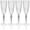 Maxwell & Williams - Lot de 4 Flûtes à Champagne en Cristal, Collection Verona, Modèle JQ0003, 150 ml - Transparent
