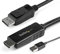 StarTech.com HDMI auf DisplayPort Kabel 4K 30Hz – Active HDMI 1.4 auf DP 1.2 Adapter Konverterkabel mit Audio – Stromversorgung über USB – Mac & Windows – HDMI Laptop auf DP Monitor – Stecker/Stecker