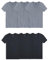 Fruit of the Loom Camiseta con Cuello en V Stay Tucked Ropa Interior, Regular-Negro/Gris-Paquete de 6, S (Pack de 6) para Hombre
