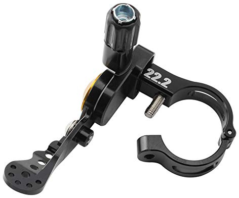 Fernbedienung mit Tropfer für Mountainbike-Sattelstütze mit 2 Schlüsseln – Aluminiumlegierung, Fernbedienung mit abnehmbarem Tropfer, verstellbar