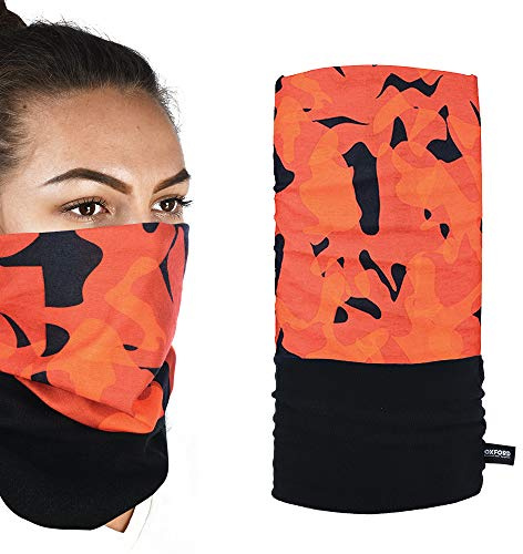 Oxford Products Snug - Havoc Orange - Thermal Fleece Head and Neck Wear/Face Covering