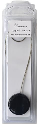Easyblinds Magnetic Curtain Tieback (Black)