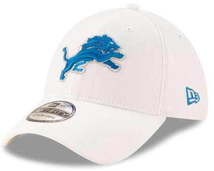 New Era 39Thirty Stretch Cap - NFL Detroit Lions weiß - S/M