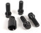 OMP Speed- Set di 4 viti antifurto, chiave speciale, cerchi M12X1.25, lunghezza filettata 28 mm, forma conica