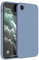 Mixroom - Cover Custodia Case per iPhone 7 Plus / 8 Plus Protezione Copre Fotocamera in Silicone TPU Opaco con Bordi Piatti Colore Blu acciaio