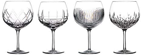 Waterford 1058486 Gin Journeys Balloon Wine Glass Set/4, Crystal, Clear