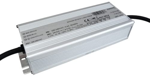Dimmbarer LED Trafo Wasserfest IP67 24V DC - 200W - 8,3A MM ideal für Möbeleinbau TRIAC dimmbar (200W)
