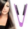 Bizzico Doppelte Glättungsbürste, Haarbürste für lockige, beschädigte oder gewellte Haare, Hitzebeständig, Antistatisch, Haarstyling, Lila, Unisex