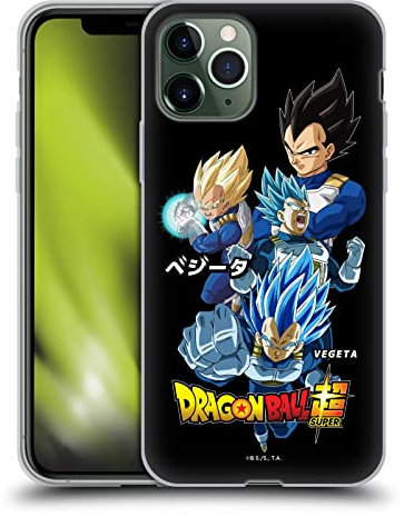 Head Case Designs Officially Licensed Dragon Ball Super Vegeta Universe Survival Characters Gel Case [Military Grade Protection] Compatible with Apple iPhone 11 Pro and Compatible with MagSafe