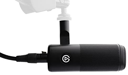 Elgato Wave DX mit Kabel - Dynamisches XLR-Mikro mit 3m XLR Kabel, unterdrückt Hintergrundgeräusche, Podcasting, Streaming, Broadcasting, kein Booster nötig, für jede Schnittstelle, für Mac/PC
