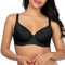FallSweet Minimiser Bras T Shirt Underwire Full Coverage Smoothing Minimizer Bra (Black, 38D)