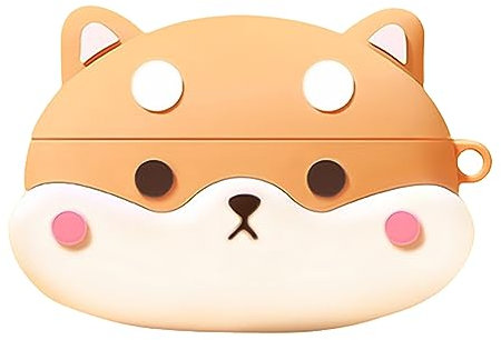 GIOPUEY Hülle Kompatibel mit Sony WF-1000XM5, Niedlich Spaß Cartoon Silikon TPU Schutzhülle mit Schlüsselbundhaken Case Cover für Jungen Mädchen Männer Frauen - Corgi