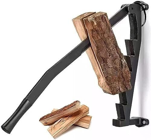 Anzündholzspalter Zur Wandmontage, Tragbarer Holzspalter Aus Metall, Manuelles Spaltwerkzeug Für Anzündholzscheite, Anzündgerät Für Den Innen- Und Außenbereich, Holzspalter A,60 x 14 x 8 cm