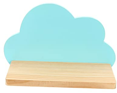 PRETYZOOM Cloud-Regal Wandregal aus Holz wolkenförmiger Wandständer Wohnkultur Lagerregal regalhalterung wolkenförmiges Wandregal Kleinigkeiten-Organizer für die Wand Veranstalter Leiste