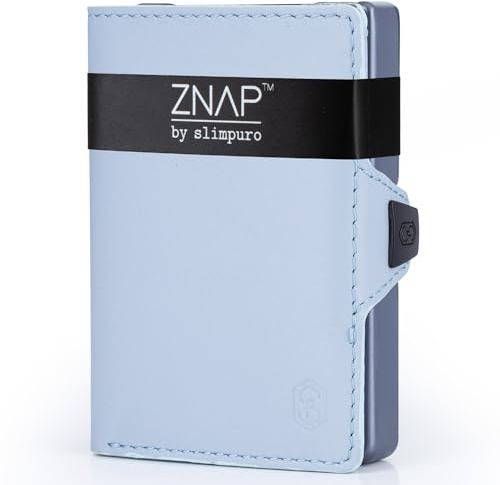 ZNAP Airtag Wallet aus Premium Leder | Kreditkartenetui Herren | Geldbörse Herren | RFID-Blockierung & Slim Wallet