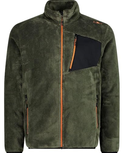 CMP Herren Giacca In Pile Highloft Da Uomo Jacke, Olive, L EU