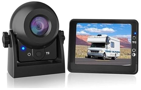 DZSHONGXINSM Auto RüCkansicht Kamera Drahtlose WiFi-Rückfahrkamera Mit 4,3-Zoll-LCD-Monitor IP68-wasserdichtes Auto-Rückfahrkamera-Set Für PKW Und LKW RüCkansicht Kamera