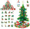 701pcs Weihnachtsbaum spielzeug-Bausatz, Weihnachten Baustein Spielzeug für Kinder,Geschenk Weihnachten für Jungen und Mädchen, Geschenkidee für Weihnachtsstrumpf oder lustige Weihnachtsdekoration