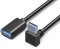 WOURRD USB3.0 Extension Cable 90 Degree Right/Left Angled Male To Female Adapter Cord For Computer Device Protecting