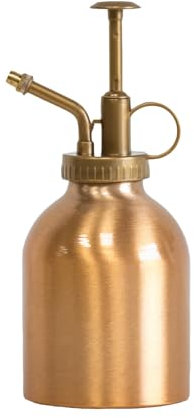 Darthome 275ml Copper Plated Plant Mister Vintage Aluminium Watering Can House Water Spray Sprayer Bottle