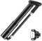 Pompe à air manuelle manuelle en alliage d'aluminium pour vélo - Pompe à air portable haute pression portable de 130 psi pour vélos, vélos, scooters